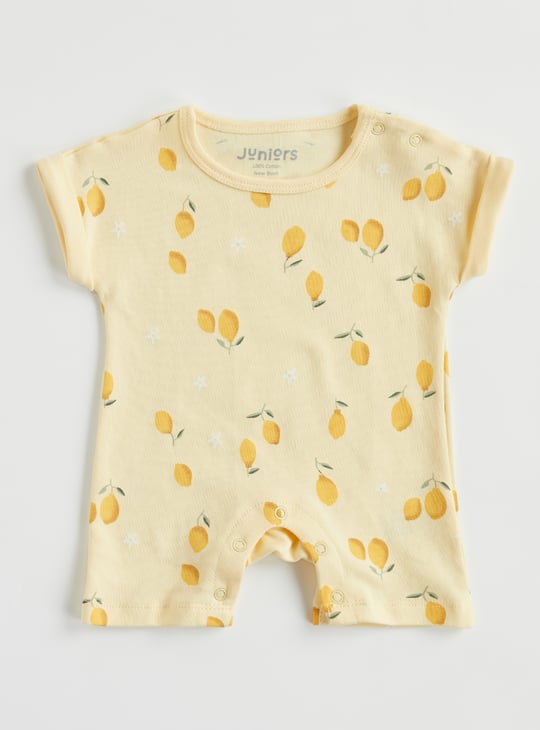 Juniors Floral Printed Romper - Set of 3