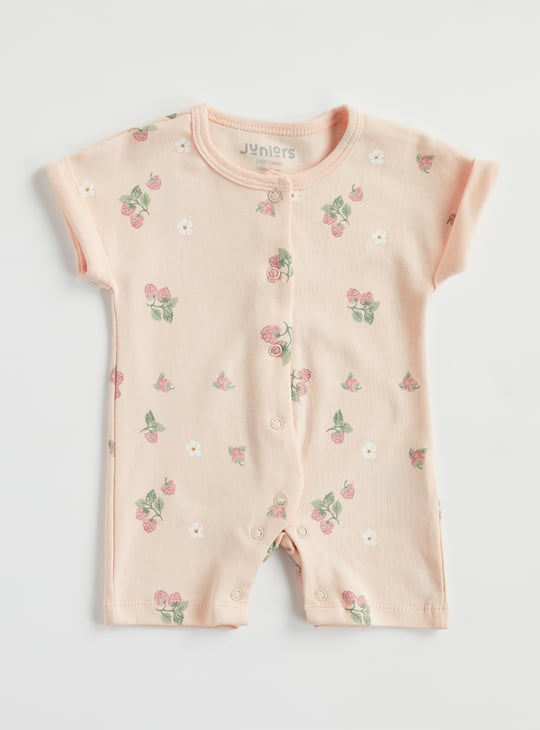Juniors Floral Printed Romper - Set of 3