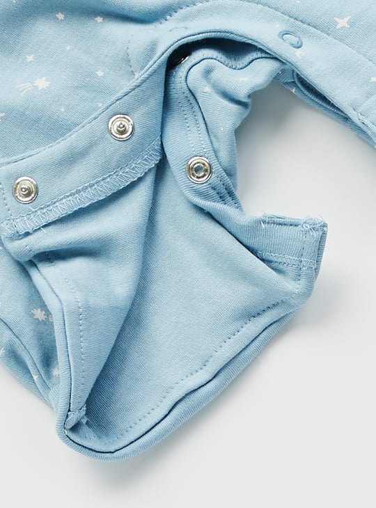 Juniors Solid T-shirt and Printed Dungaree Set