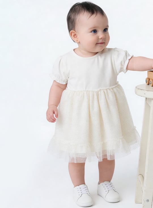 Giggles A-line Dress with Headband