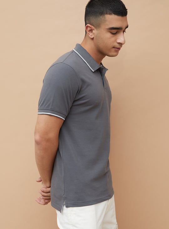 KAPPA Solid Polo T-shirt