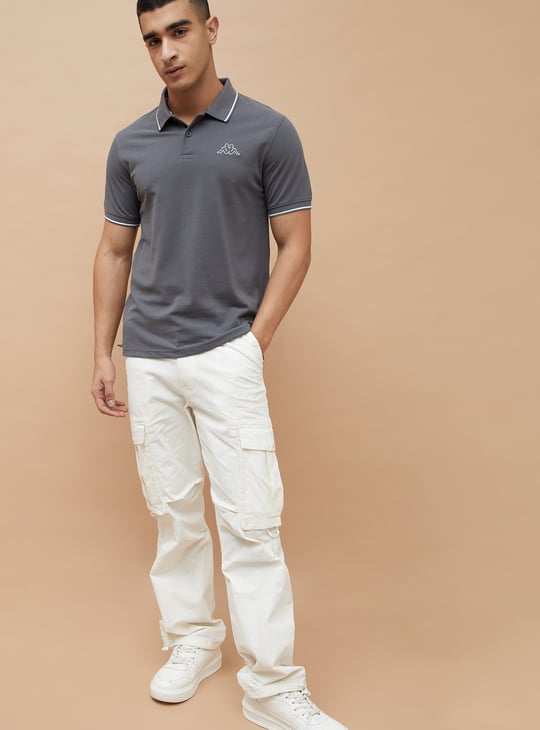 KAPPA Solid Polo T-shirt