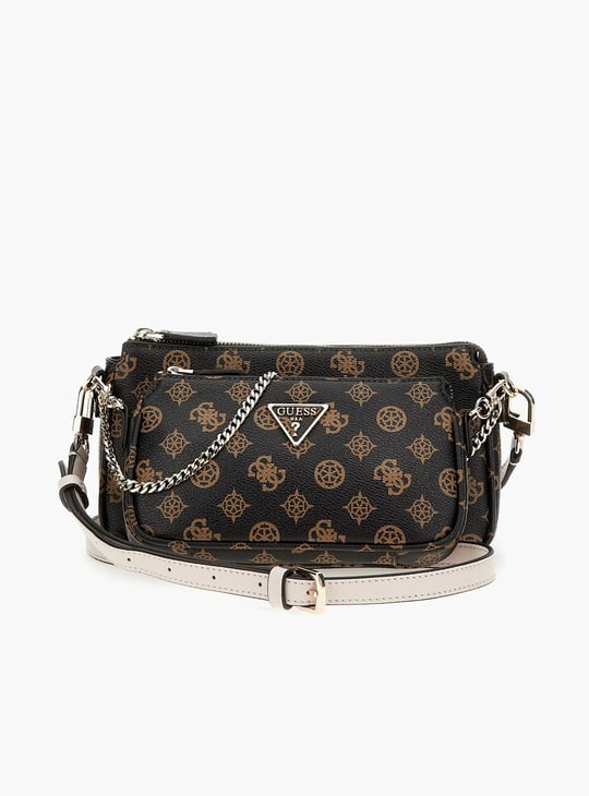 GUESS Noelle Monogram Sling Bag