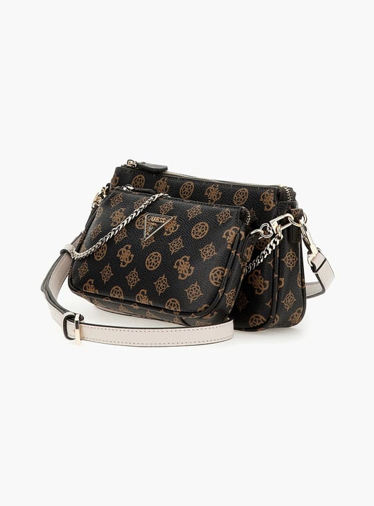 GUESS Noelle Monogram Sling Bag