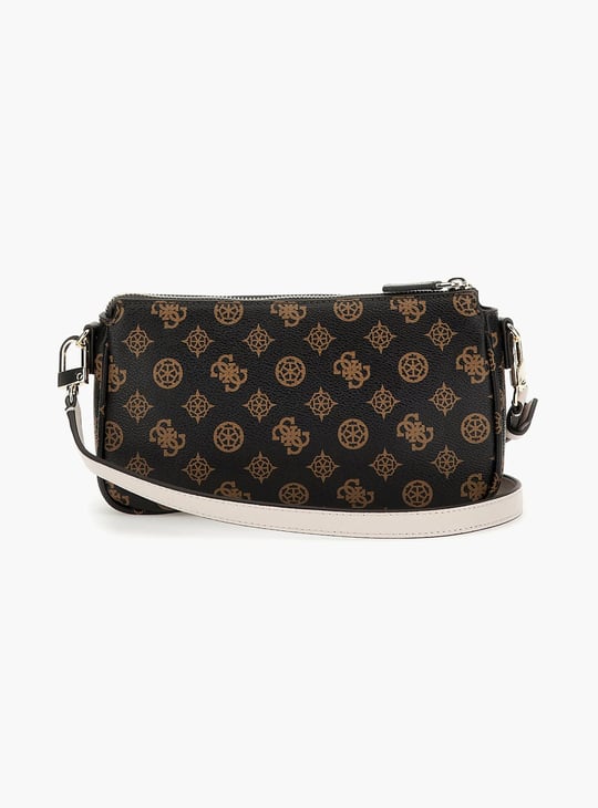 GUESS Noelle Monogram Sling Bag