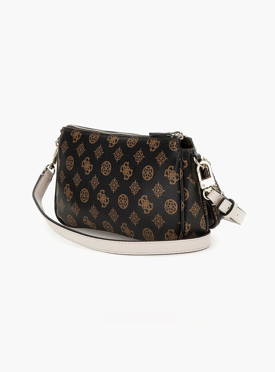 GUESS Noelle Monogram Sling Bag