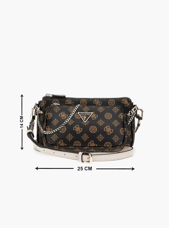 GUESS Noelle Monogram Sling Bag