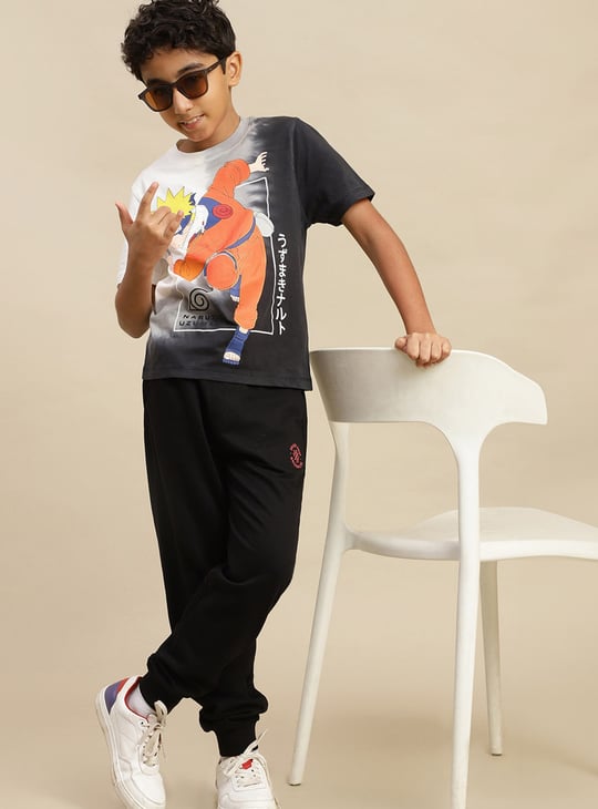 KIDSVILLE Boys Naruto Print T-shirt