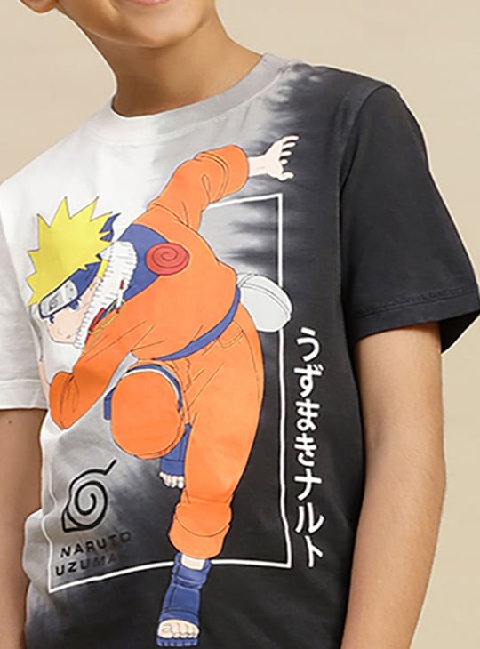 KIDSVILLE Boys Naruto Print T-shirt