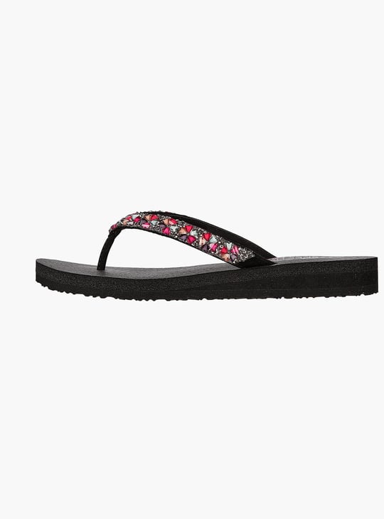 SKECHERS Embellished Flip Flops