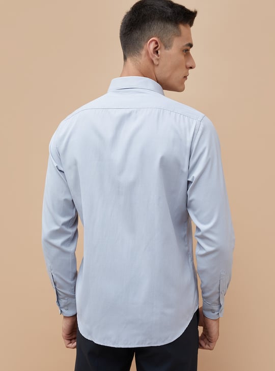 CODE Textured Regular Fit Formal Shirt