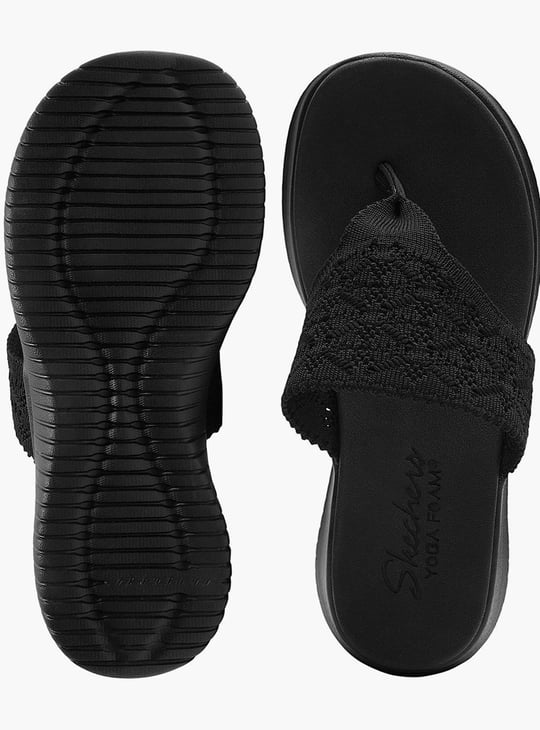 SKECHERS Woven Thong Sandals