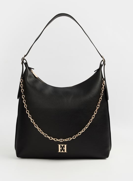 ELLE Hobo Bag with Chain Strap