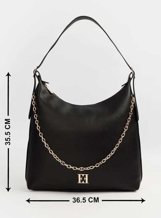 ELLE Hobo Bag with Chain Strap
