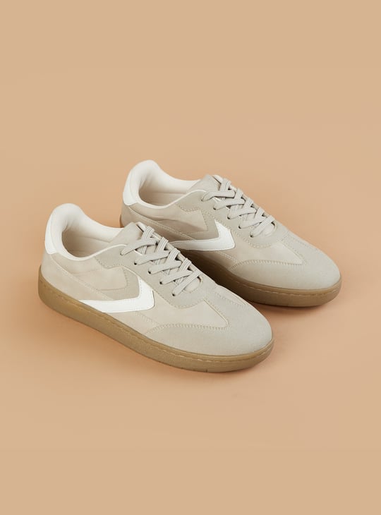 GINGER Sneakers with Contrast Ovelays
