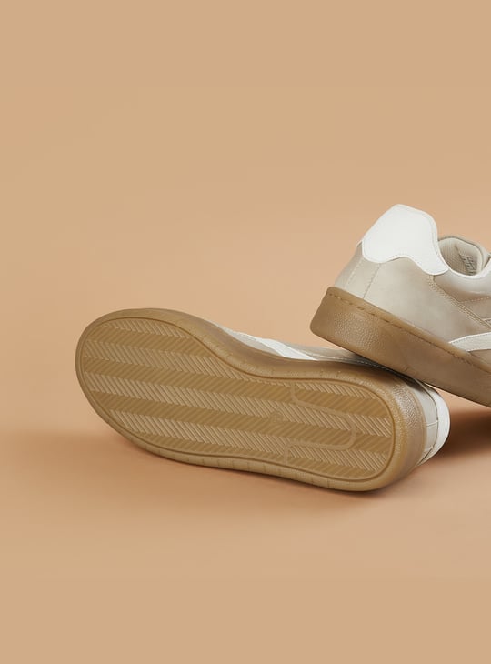 GINGER Sneakers with Contrast Ovelays