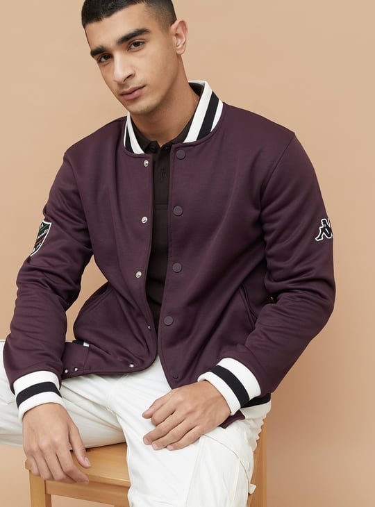 KAPPA Striped Varsity Jacket