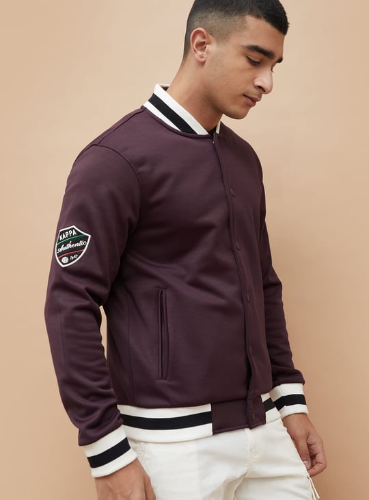 KAPPA Striped Varsity Jacket