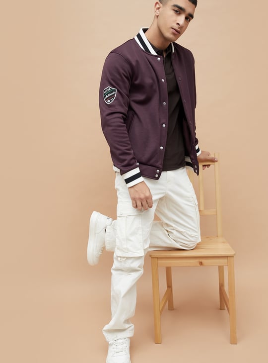 KAPPA Striped Varsity Jacket