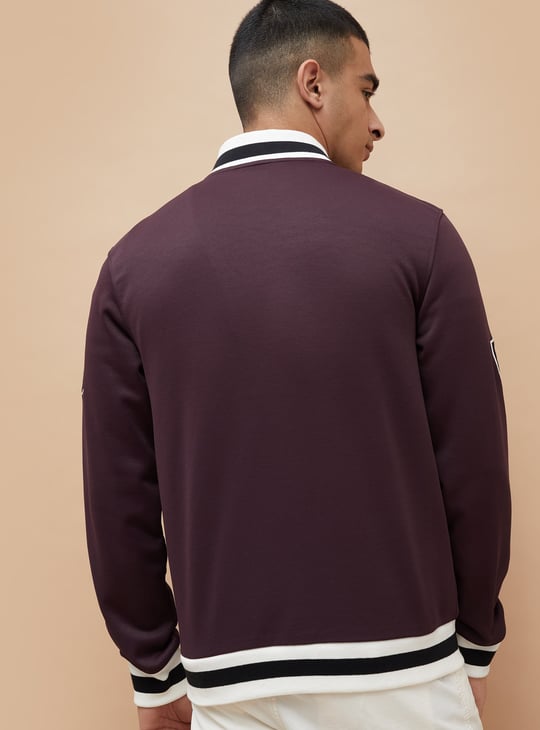 KAPPA Striped Varsity Jacket