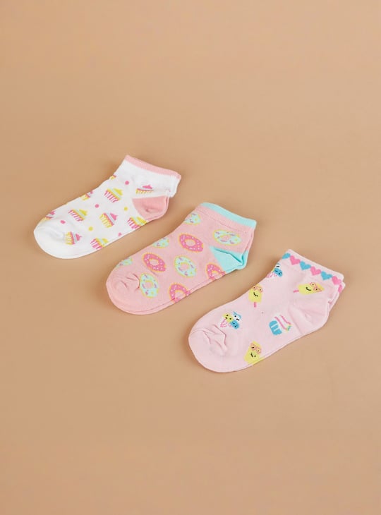 GINGER Assorted Ankle Length Socks - Pack of 3
