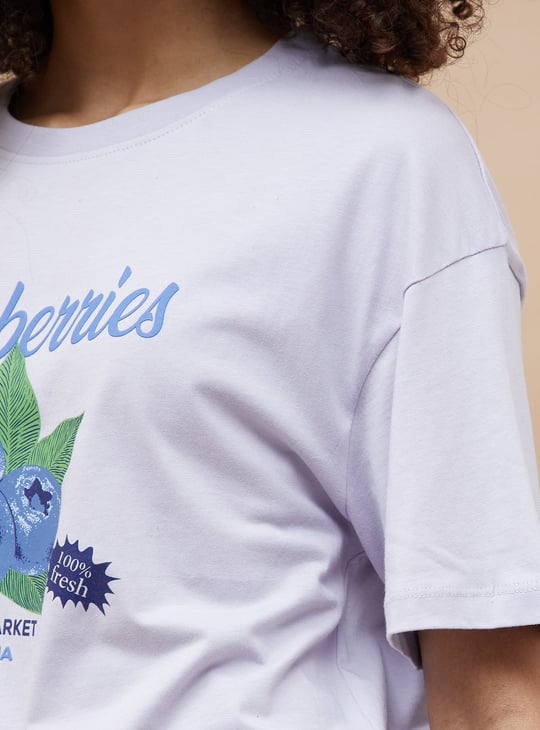 FAME FOREVER Graphic Print T-shirt