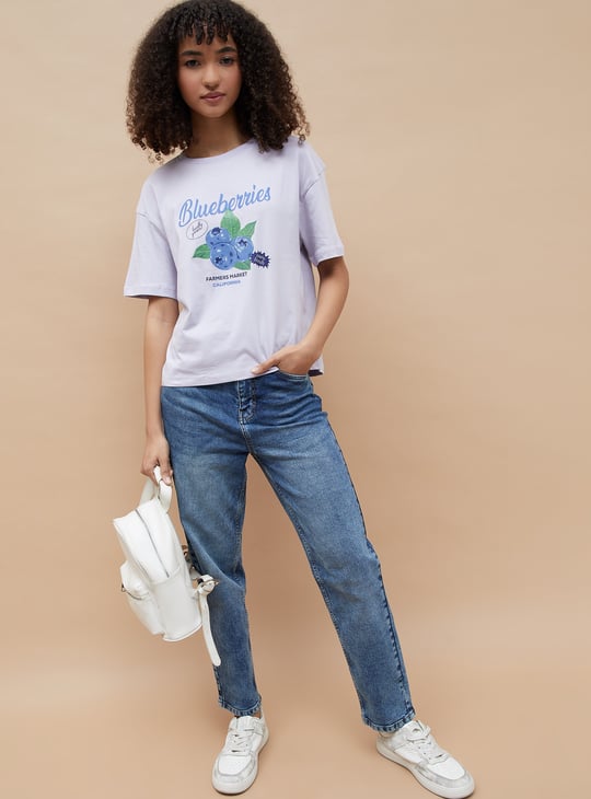FAME FOREVER Graphic Print T-shirt