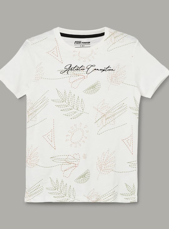 FAME FOREVER Boys Printed T-shirt
