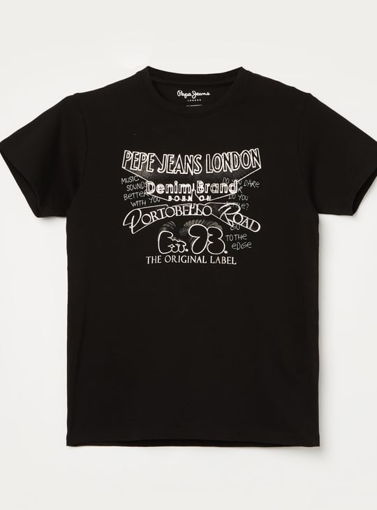 PEPE JEANS Boys Embroidered T-shirt