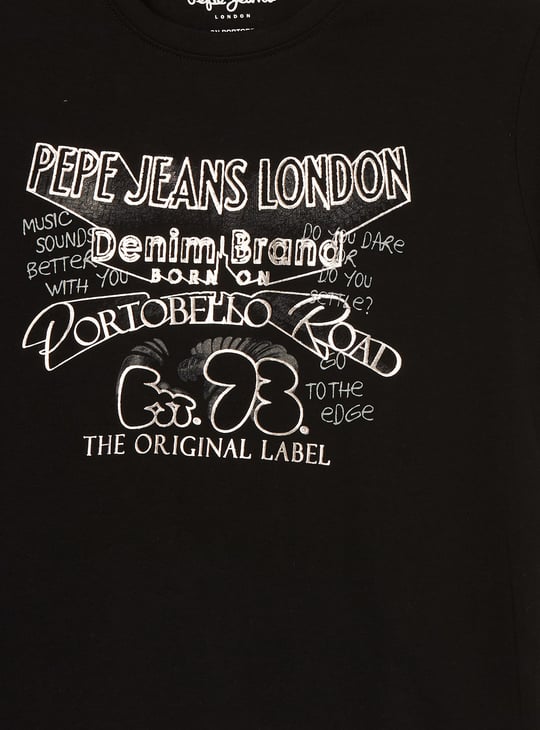 PEPE JEANS Boys Embroidered T-shirt