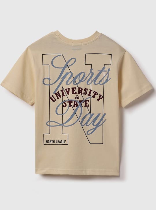 UNITED COLORS OF BENETTON Boys Back Print T-shirt