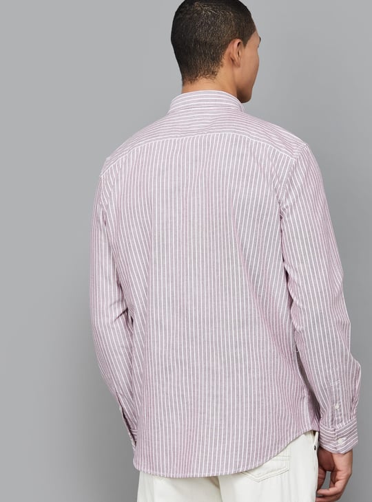 AMERICAN EAGLE Striped Regular Fit Shirt