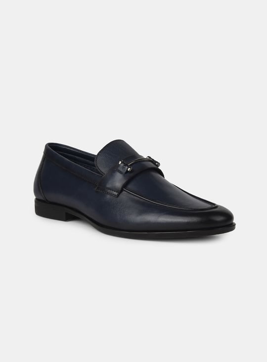 BATA Solid Slip-On Formal Shoes