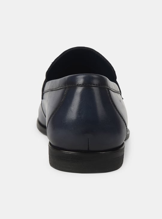 BATA Solid Slip-On Formal Shoes