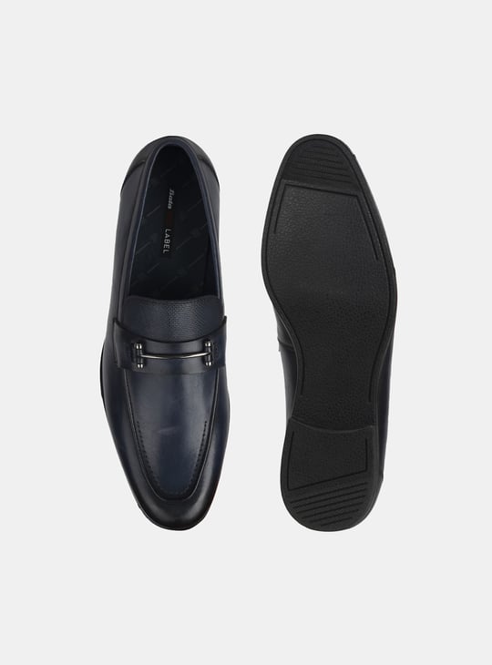 BATA Solid Slip-On Formal Shoes