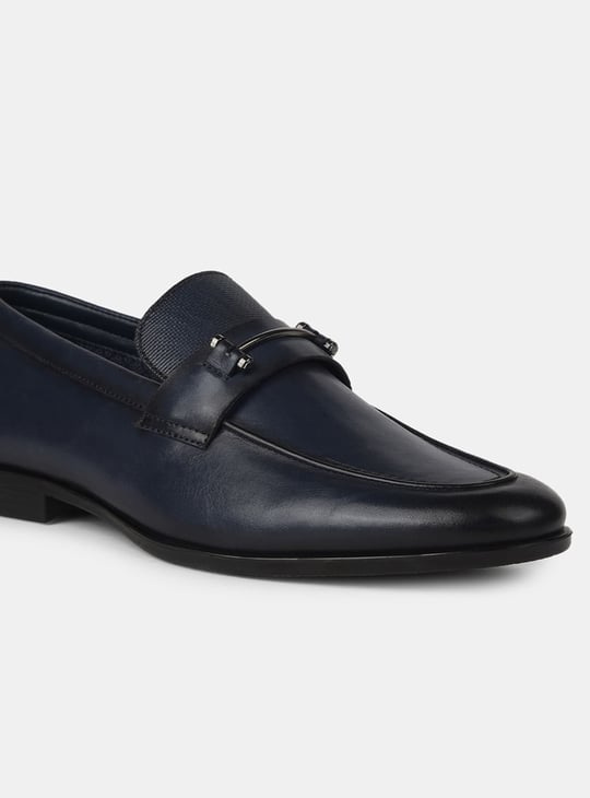 BATA Solid Slip-On Formal Shoes