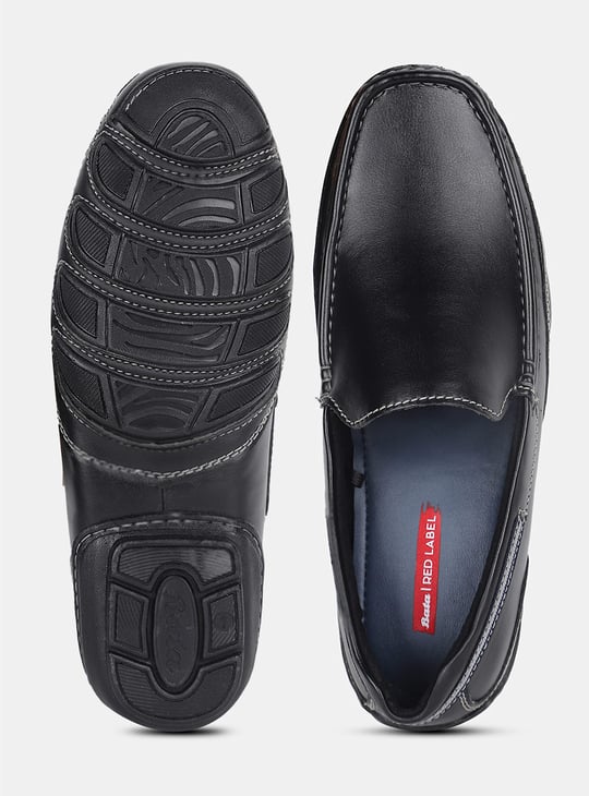BATA Solid Loafers
