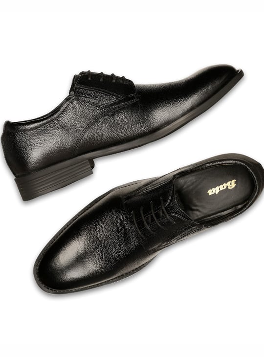 BATA Leather Lace-Up Derby Shoes