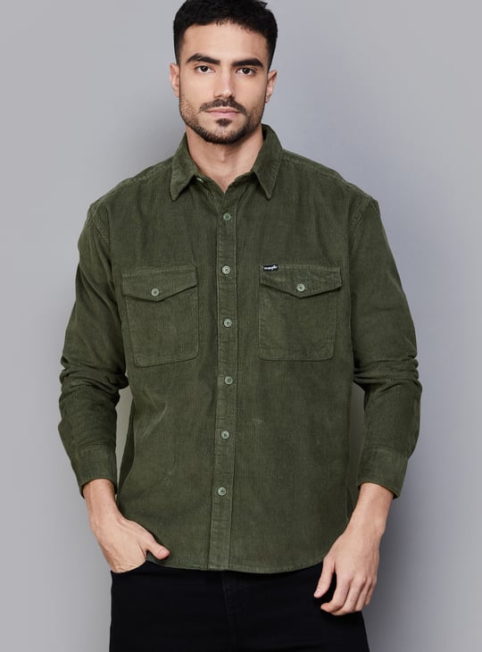 WRANGLER Corduroy Relaxed Fit Over Shirt