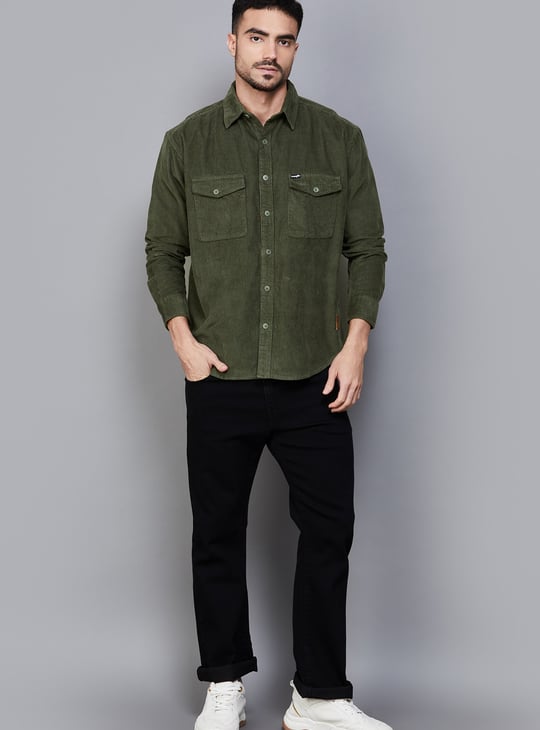 WRANGLER Corduroy Relaxed Fit Over Shirt