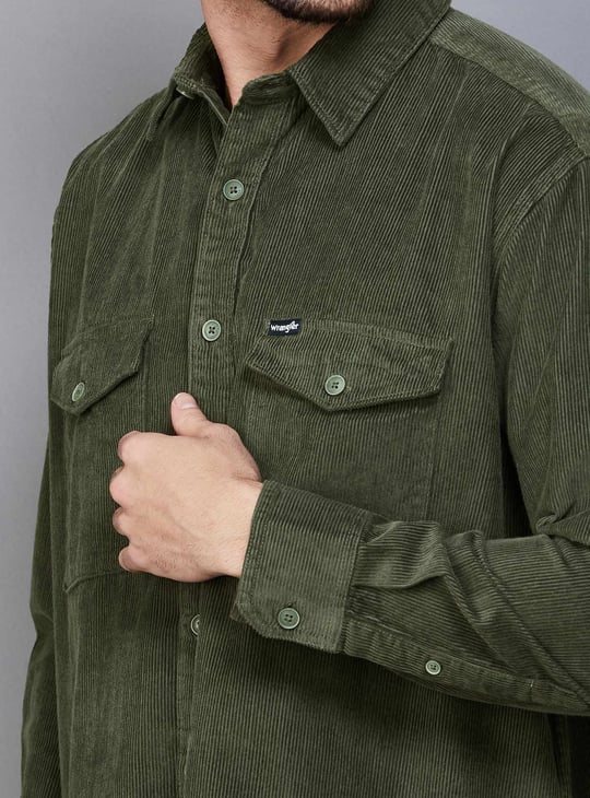 WRANGLER Corduroy Relaxed Fit Over Shirt