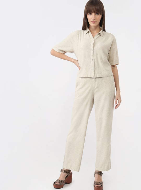 KRAUS Solid Straight Fit Jeans