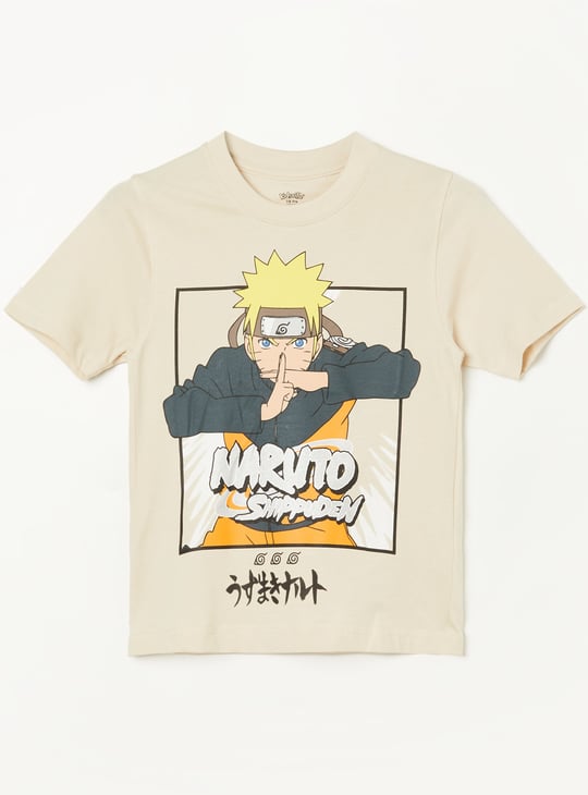 KIDSVILLE Boys Naruto Print T-shirt