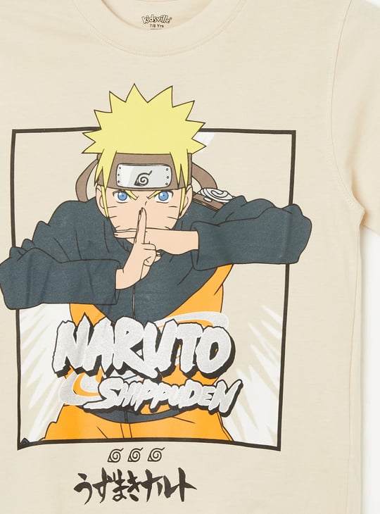 KIDSVILLE Boys Naruto Print T-shirt