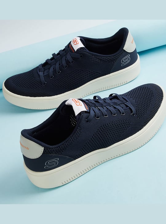 SKECHERS Sports Court-92 Mesh Knit Sports Shoes