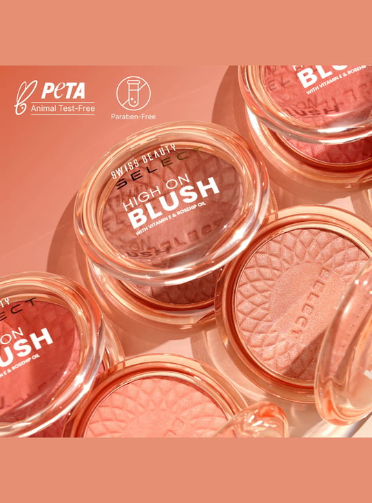SWISS BEAUTY Select High On Blush - Pretty Peach - 8g