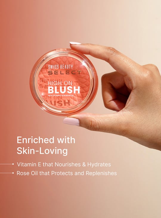 SWISS BEAUTY Select High On Blush - Burnt Rose - 8g