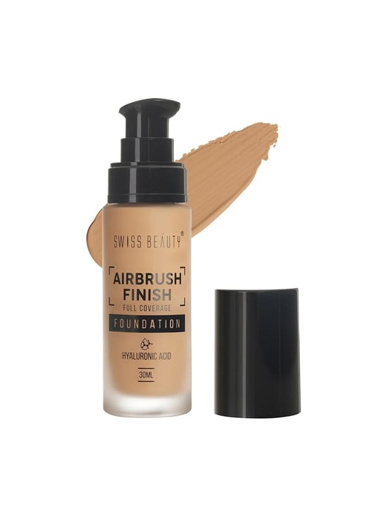 SWISS BEAUTY Airbrush Finish Full Coverage Foundation - 03 Nude Beige - 30ml