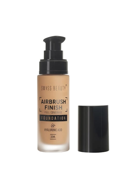 SWISS BEAUTY Airbrush Finish Full Coverage Foundation - 03 Nude Beige - 30ml