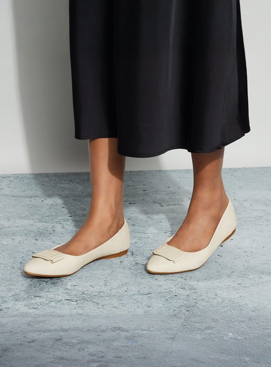 CODE Buckle Ballerinas